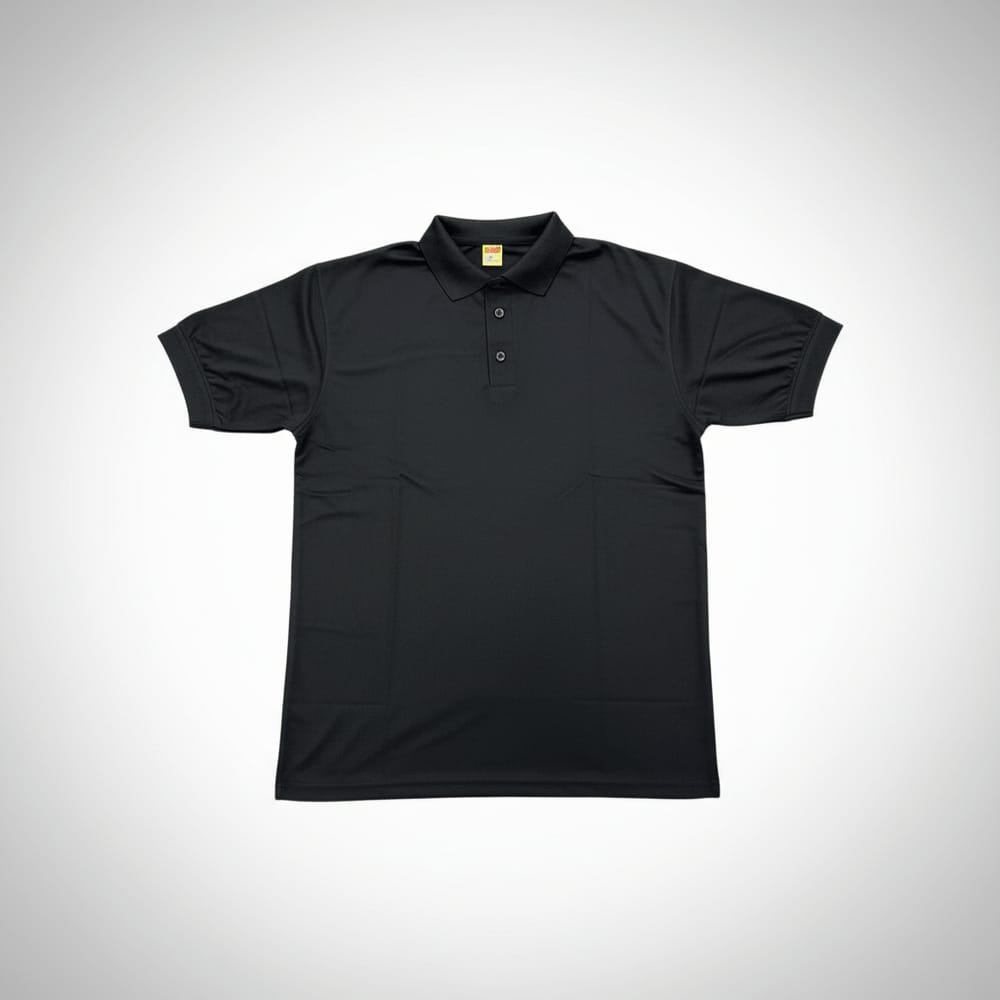 BLACK COLLAR TSHIRT