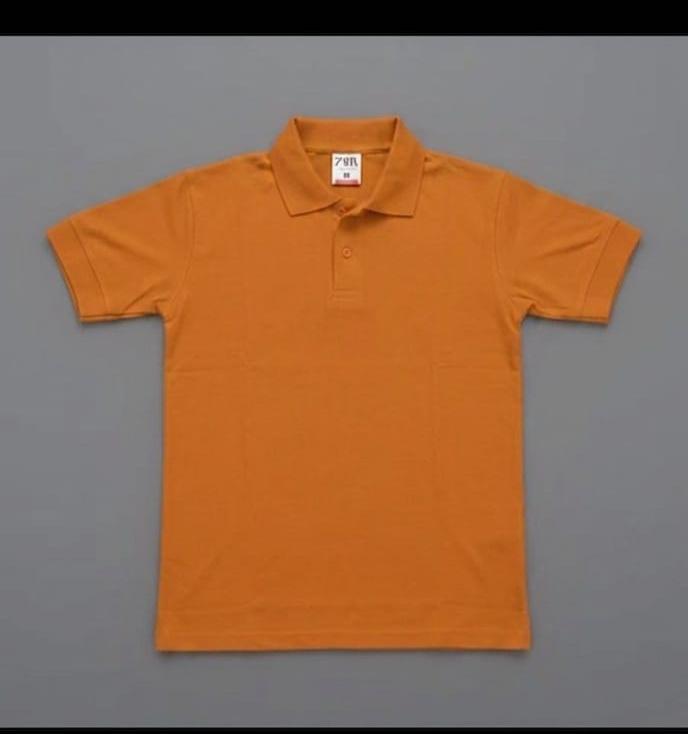 ORANGE COLLAR TSHIRT