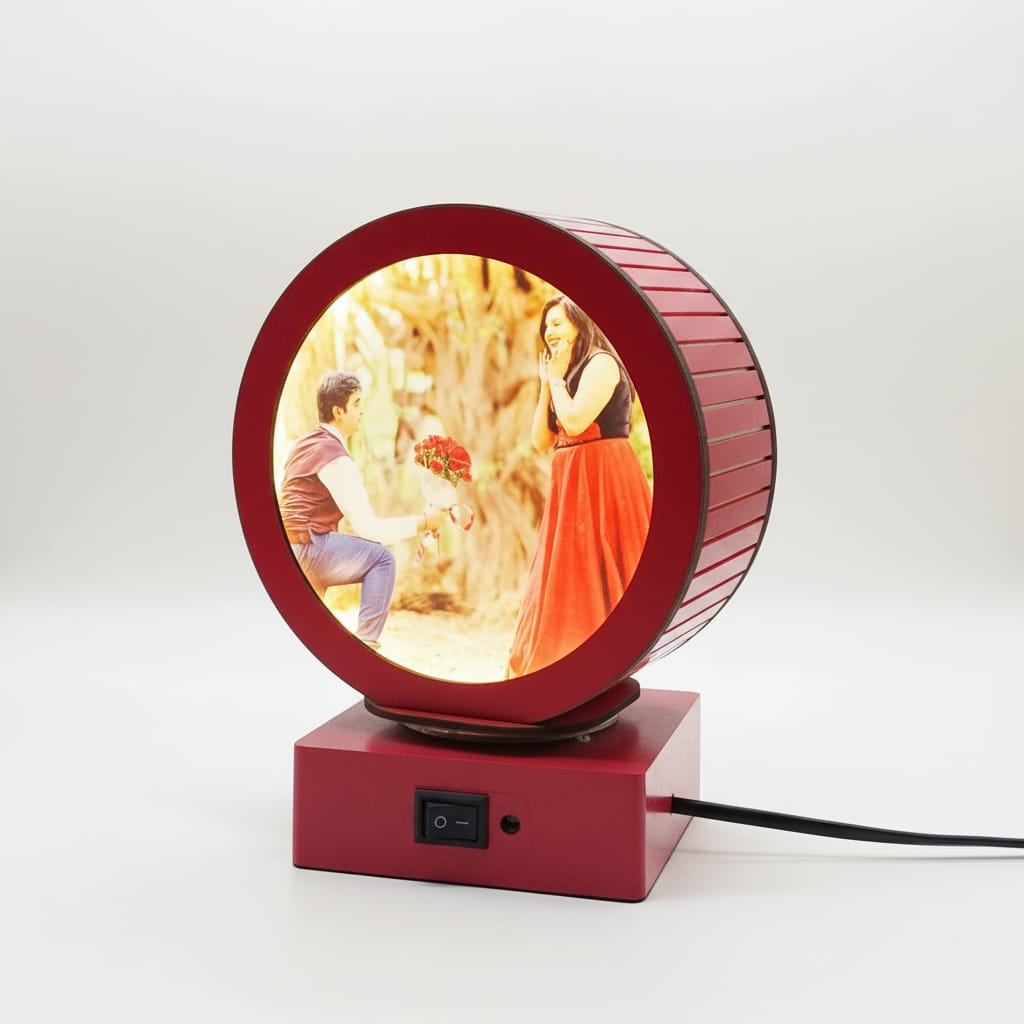 CIRCLE ROUND ROTATING LAMP