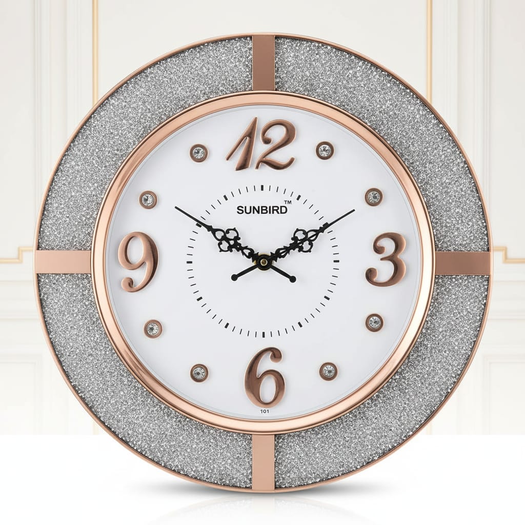 DIAMOND WALL CLOCK