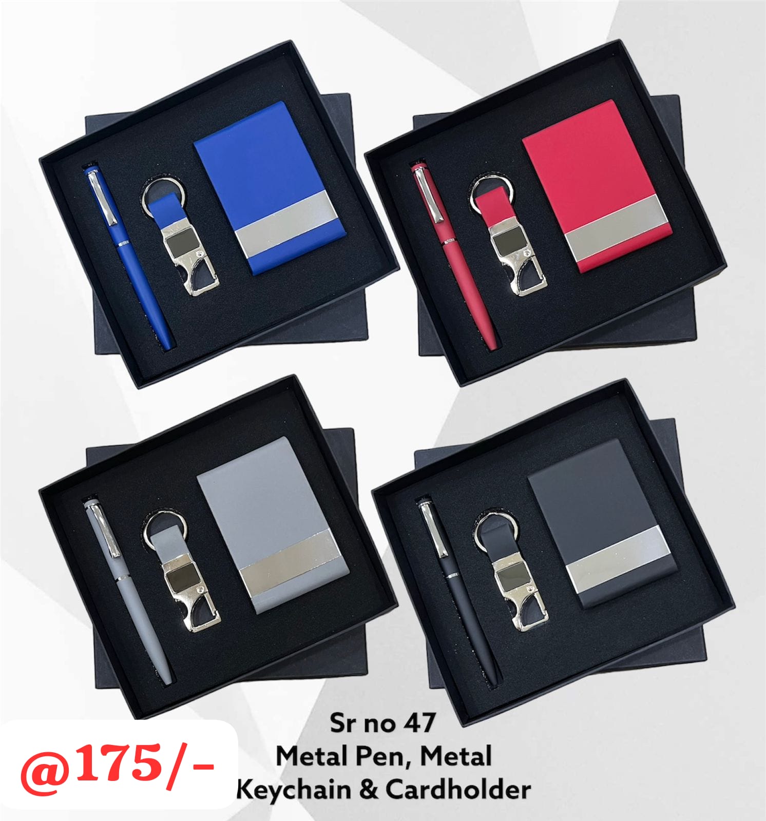 SR 47 METEL PEN METEL KEYCHAIN CARDHOLDER