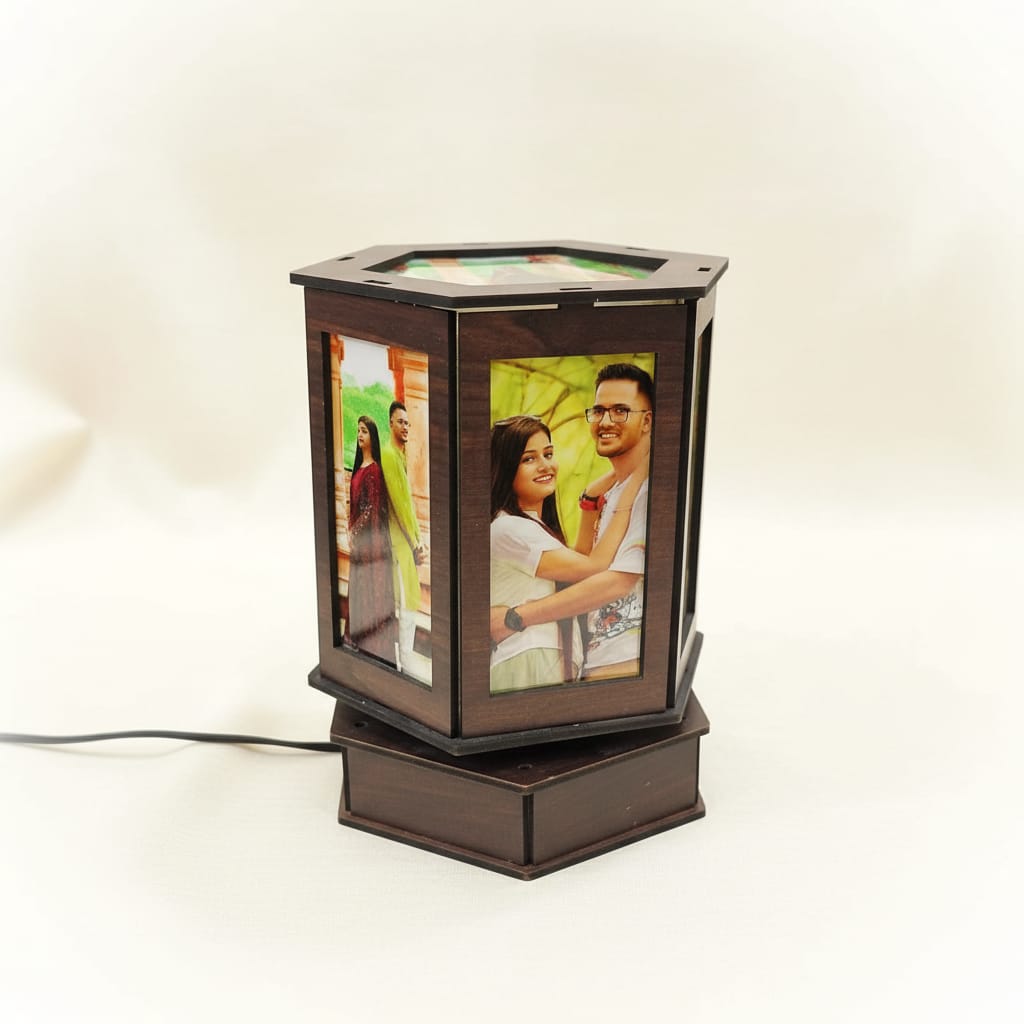 HEXA SUBLIMATION ROTATING LAMP