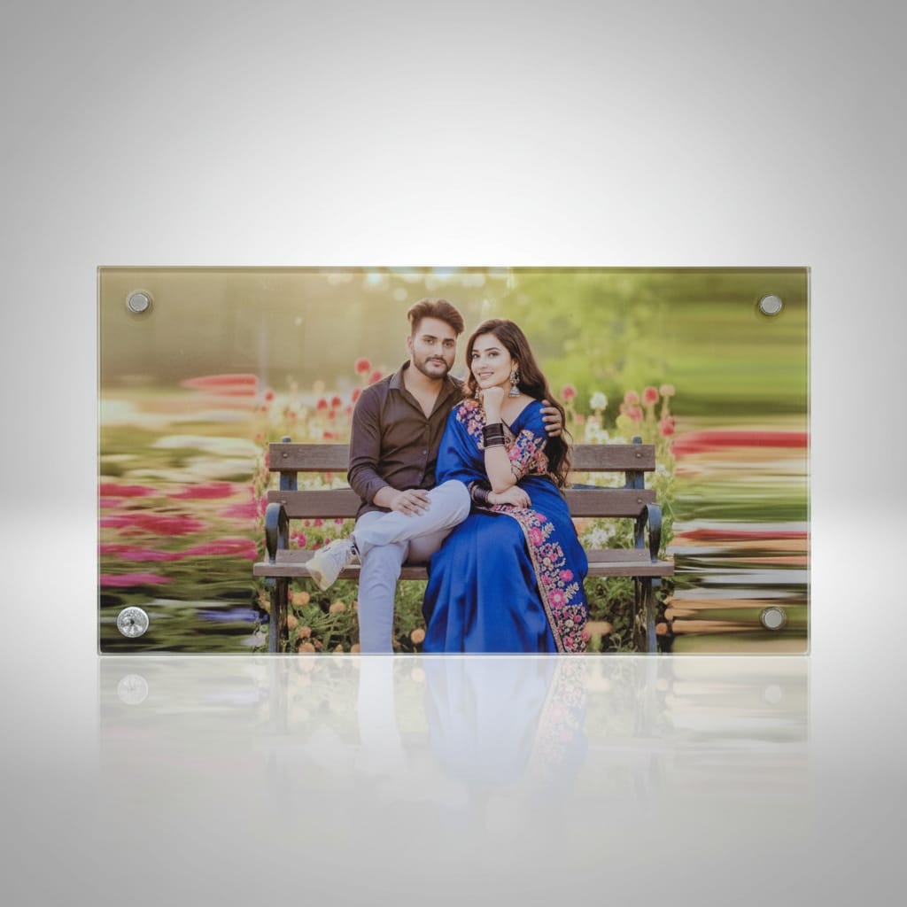 BL-28 SUBLIMATION GLASS PHOTO FRAME